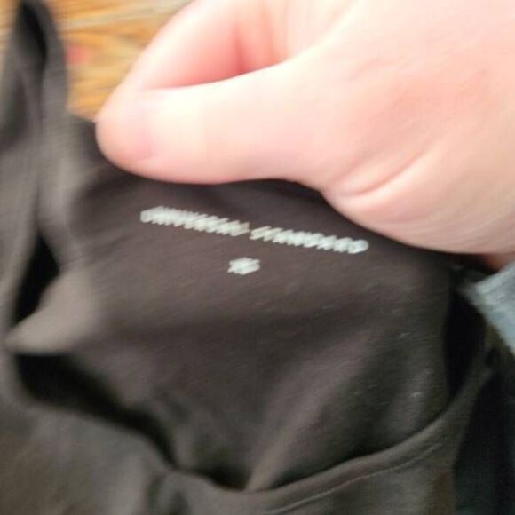 Universal Standard Iconic Long Sleeve Geneva V-Neck Dress Black Asymmetric SZ 10 - Picture 5 of 6